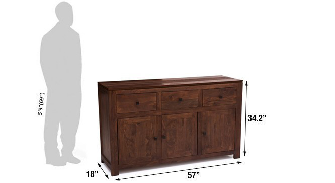 STERDO SIDEBOARD (Mahogany Finish)